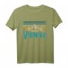 Wien Österreich Vienna Vintage Berge Alpen Ski Souvenir T-Shirt – Perfekt für Skifahrer und Österreich-Liebhaber