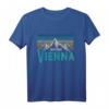 Wien Österreich Vienna Vintage Berge Alpen Ski Souvenir T-Shirt – Perfekt für Skifahrer und Österreich-Liebhaber