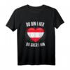 Do Bin I Her Austria Wanderalpen Urlaub T-Shirt - Lustiges Alpen-Design für Bergsteiger, Wanderer und Urlauber in Österreich