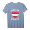 Do Bin I Her Austria Wanderalpen Urlaub T-Shirt - Lustiges Alpen-Design für Bergsteiger, Wanderer und Urlauber in Österreich