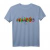 Stadt Aquarell Skyline Heimat Bundesstaat Souvenir T-Shirt - Wien Österreich Fanartikel
