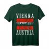 Wien Skyline Österreich Flagge Souvenir T-Shirt – Perfektes Geschenk oder Mitbringsel für Wien-Reisende und Österreich-Fans