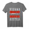 Wien Skyline Österreich Flagge Souvenir T-Shirt – Perfektes Geschenk oder Mitbringsel für Wien-Reisende und Österreich-Fans