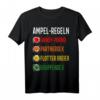 Corona-Ampel Verwirrtes Österreich T-Shirt - Humorvolles Geschenk gegen Verwirrung und Frustration in Pandemiezeiten