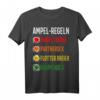Corona-Ampel Verwirrtes Österreich T-Shirt - Humorvolles Geschenk gegen Verwirrung und Frustration in Pandemiezeiten
