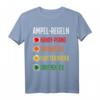 Corona-Ampel Verwirrtes Österreich T-Shirt - Humorvolles Geschenk gegen Verwirrung und Frustration in Pandemiezeiten
