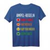 Corona-Ampel Verwirrtes Österreich T-Shirt - Humorvolles Geschenk gegen Verwirrung und Frustration in Pandemiezeiten