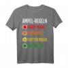 Corona-Ampel Verwirrtes Österreich T-Shirt - Humorvolles Geschenk gegen Verwirrung und Frustration in Pandemiezeiten