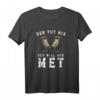 Wikingerblut T-Shirt mit Humor - Der Tut Nix, Der Will Nur Met, Perfektes Geschenk für Mittelalter- und Schnapsliebhaber