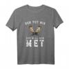 Wikingerblut T-Shirt mit Humor - Der Tut Nix, Der Will Nur Met, Perfektes Geschenk für Mittelalter- und Schnapsliebhaber