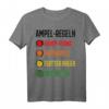 Corona-Ampel Verwirrtes Österreich T-Shirt - Humorvolles Geschenk für Frustrierte und Verwirrte in Pandemiezeiten