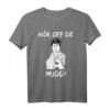 Hör off de Muddi Ostdeutscher Akzent - Witziges Ostdeutschland T-Shirt mit Humor, klassisch geschnitten