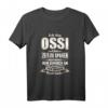 T-Shirt Ossi - Lustiges Ostdeutschland Geschenk mit Sachsen Spruch für Männer & Frauen, DDR & BRD Humor