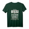 T-Shirt Ossi - Lustiges Ostdeutschland Geschenk mit Sachsen Spruch für Männer & Frauen, DDR & BRD Humor