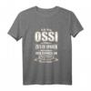 T-Shirt Ossi - Lustiges Ostdeutschland Geschenk mit Sachsen Spruch für Männer & Frauen, DDR & BRD Humor