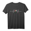Palästina Herzschlag & Stolz T-Shirt mit Palästinensischer Flagge – Kulturelles Statement für Palästinenser und Unterstützer