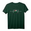 Palästina Herzschlag & Stolz T-Shirt mit Palästinensischer Flagge – Kulturelles Statement für Palästinenser und Unterstützer