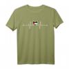 Palästina Herzschlag & Stolz T-Shirt mit Palästinensischer Flagge – Kulturelles Statement für Palästinenser und Unterstützer