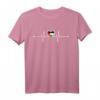 Palästina Herzschlag & Stolz T-Shirt mit Palästinensischer Flagge – Kulturelles Statement für Palästinenser und Unterstützer