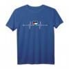 Palästina Herzschlag & Stolz T-Shirt mit Palästinensischer Flagge – Kulturelles Statement für Palästinenser und Unterstützer