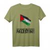 Palästinensische Flagge Mein Herz schlägt mit Palästina T-Shirt – Unterstützung für den Nahost-Frieden & politische Statements