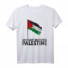 Palästinensische Flagge Mein Herz schlägt mit Palästina T-Shirt – Unterstützung für den Nahost-Frieden & politische Statements