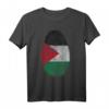 Fingerabdruck Palästina Flagge T-Shirt – Stolzes Patriotisches Geschenk für Palästinenser und Freunde der palästinensischen Kultur