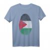 Fingerabdruck Palästina Flagge T-Shirt – Stolzes Patriotisches Geschenk für Palästinenser und Freunde der palästinensischen Kultur