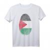 Fingerabdruck Palästina Flagge T-Shirt – Stolzes Patriotisches Geschenk für Palästinenser und Freunde der palästinensischen Kultur