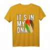 Lustiges 'It's in my DNA' Palästina Flagge Fingerabdruck T-Shirt – Unterstütze Palästina mit einzigartigem Design für Männer, Frauen und Kinder