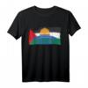 Palästina-Flagge mit Al Aqsa Moschee in Jerusalem T-Shirt - Klassisch geschnitten, politisches Statement