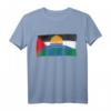 Palästina-Flagge mit Al Aqsa Moschee in Jerusalem T-Shirt - Klassisch geschnitten, politisches Statement