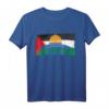 Palästina-Flagge mit Al Aqsa Moschee in Jerusalem T-Shirt - Klassisch geschnitten, politisches Statement