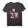 Kinder Peppa Wutz I'm 2 Birthday T-Shirt mit Konfetti - Official Peppa Pig Merchandise für den 2. Geburtstag