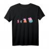 Kinder Peppa Pig Family Scooters T-Shirt - Klassisch geschnitten, doppelt genähter Saum, ideales Geschenk für Peppa Pig Fans