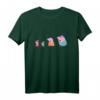 Kinder Peppa Pig Family Scooters T-Shirt - Klassisch geschnitten, doppelt genähter Saum, ideales Geschenk für Peppa Pig Fans