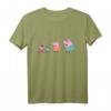 Kinder Peppa Pig Family Scooters T-Shirt - Klassisch geschnitten, doppelt genähter Saum, ideales Geschenk für Peppa Pig Fans