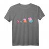 Kinder Peppa Pig Family Scooters T-Shirt - Klassisch geschnitten, doppelt genähter Saum, ideales Geschenk für Peppa Pig Fans