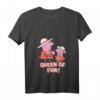 Mummy Pig Queen of Fun T-Shirt mit V-Ausschnitt - Offiziell lizenzierte Peppa Pig Bekleidung für Kinder
