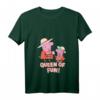 Mummy Pig Queen of Fun T-Shirt mit V-Ausschnitt - Offiziell lizenzierte Peppa Pig Bekleidung für Kinder