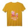 Mummy Pig Queen of Fun T-Shirt mit V-Ausschnitt - Offiziell lizenzierte Peppa Pig Bekleidung für Kinder