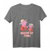 Mummy Pig Queen of Fun T-Shirt mit V-Ausschnitt - Offiziell lizenzierte Peppa Pig Bekleidung für Kinder