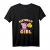 Peppa Pig Birthday Girl Confetti Celebration T-Shirt - Offiziell lizenzierte Kindergeburtstagskleidung für kleine Peppa Fans
