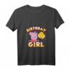 Peppa Pig Birthday Girl Confetti Celebration T-Shirt - Offiziell lizenzierte Kindergeburtstagskleidung für kleine Peppa Fans