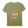 Peppa Pig Birthday Girl Confetti Celebration T-Shirt - Offiziell lizenzierte Kindergeburtstagskleidung für kleine Peppa Fans