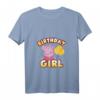 Peppa Pig Birthday Girl Confetti Celebration T-Shirt - Offiziell lizenzierte Kindergeburtstagskleidung für kleine Peppa Fans