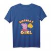 Peppa Pig Birthday Girl Confetti Celebration T-Shirt - Offiziell lizenzierte Kindergeburtstagskleidung für kleine Peppa Fans