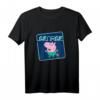 Kinder George Pig Neon T-Shirt – Buntes, klassisch geschnittenes Kinder T-Shirt mit Tiermotiv