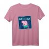 Kinder George Pig Neon T-Shirt – Buntes, klassisch geschnittenes Kinder T-Shirt mit Tiermotiv