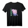 Kinder Peppa Pig George! Text Full Body Smiling Portrait T-Shirt – Bunte, Offiziell Lizenzierte Peppa Pig Kinderbekleidung für Vorschulkinder